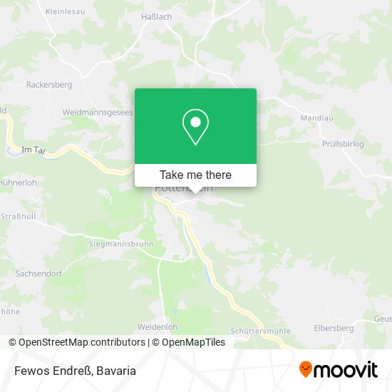 Fewos Endreß map