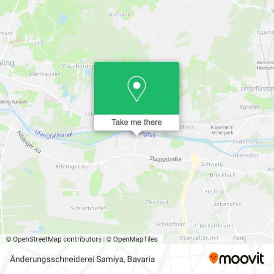 Карта Änderungsschneiderei Samiya