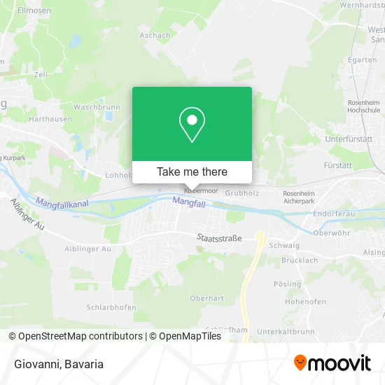Карта Giovanni