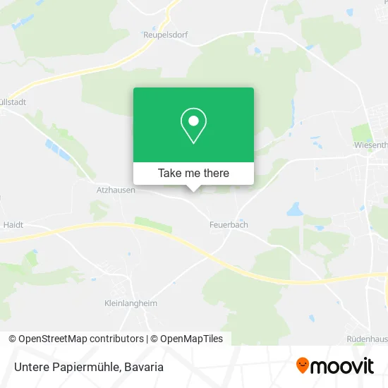 Карта Untere Papiermühle