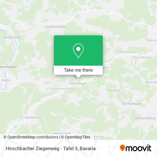 Hirschbacher Ziegenweg - Tafel 3 map