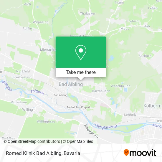 Romed Klinik Bad Aibling map