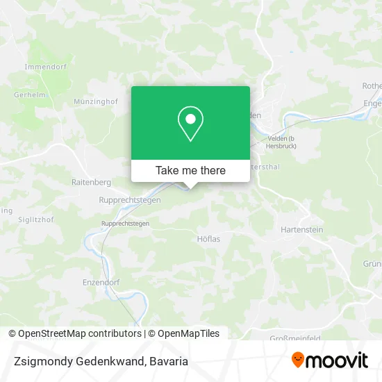 Карта Zsigmondy Gedenkwand