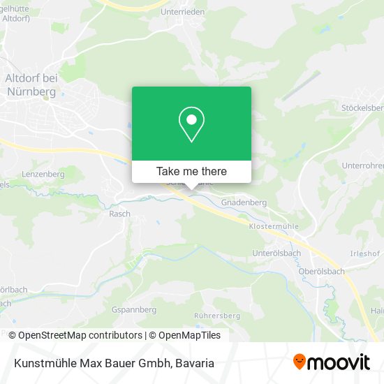 Kunstmühle Max Bauer Gmbh map