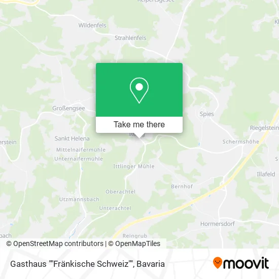 Карта Gasthaus ""Fränkische Schweiz""
