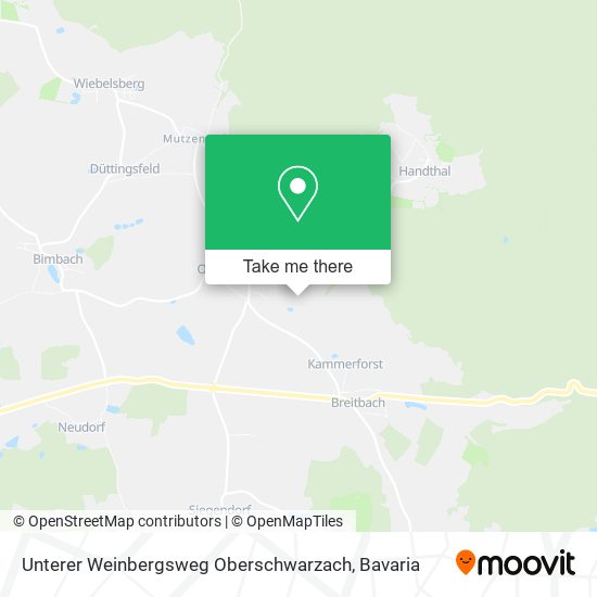 Unterer Weinbergsweg Oberschwarzach map