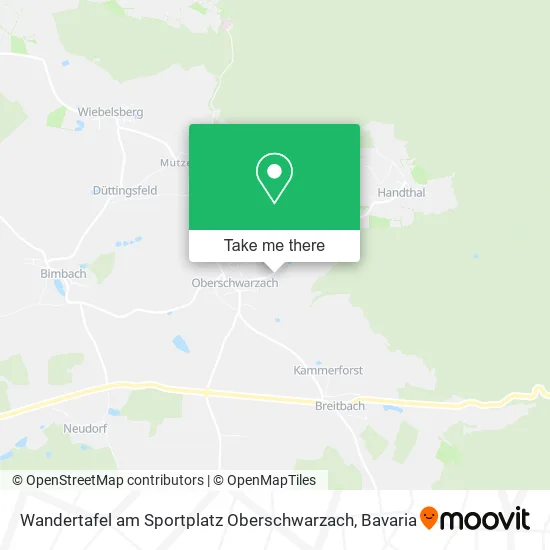 Карта Wandertafel am Sportplatz Oberschwarzach