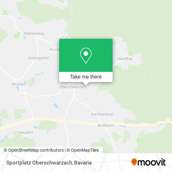 Sportplatz Oberschwarzach map