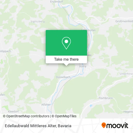 Карта Edellaubwald Mittleres Alter