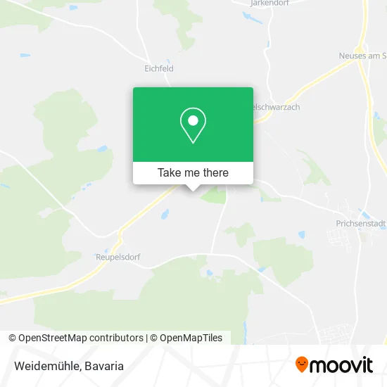 Карта Weidemühle