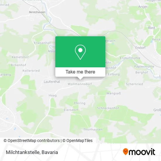 Карта Milchtankstelle