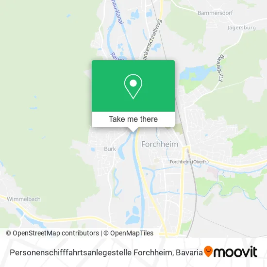 Карта Personenschifffahrtsanlegestelle Forchheim