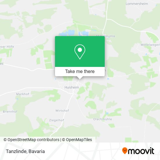 Карта Tanzlinde