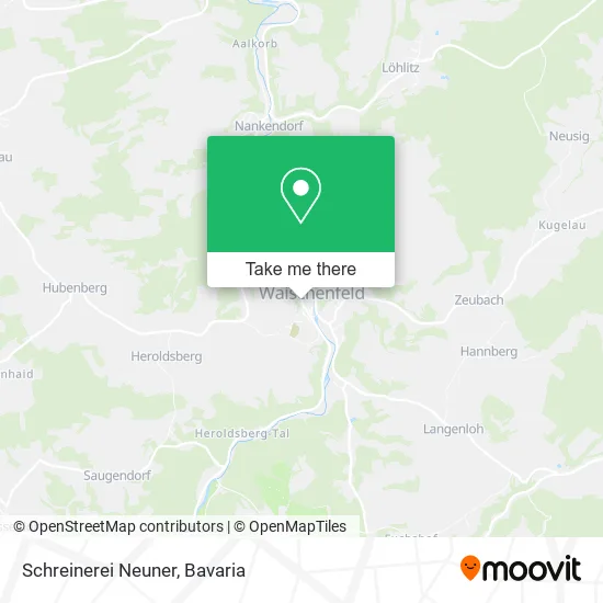 Карта Schreinerei Neuner