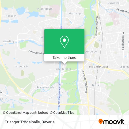 Erlanger Trödelhalle map