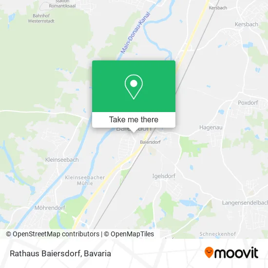 Карта Rathaus Baiersdorf