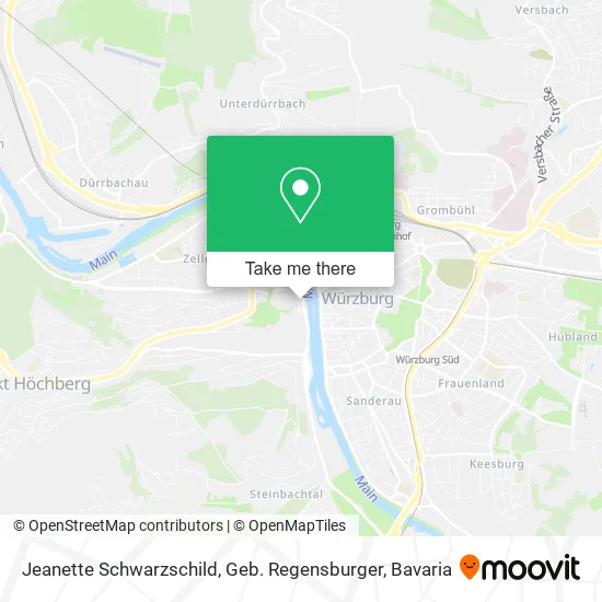 Карта Jeanette Schwarzschild, Geb. Regensburger