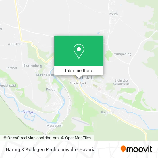 Карта Häring & Kollegen Rechtsanwälte
