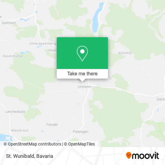 Карта St. Wunibald