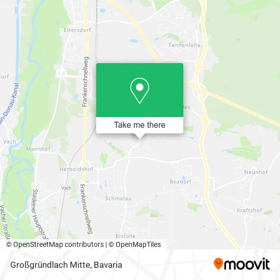 Карта Großgründlach Mitte