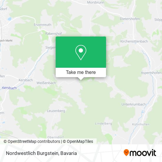 Nordwestlich Burgstein map