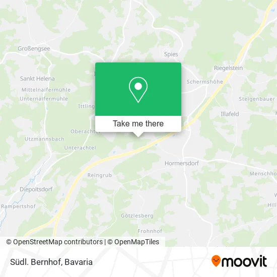 Карта Südl. Bernhof