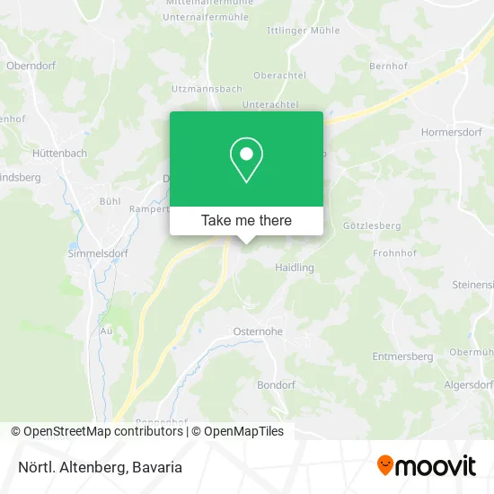 Nörtl. Altenberg map