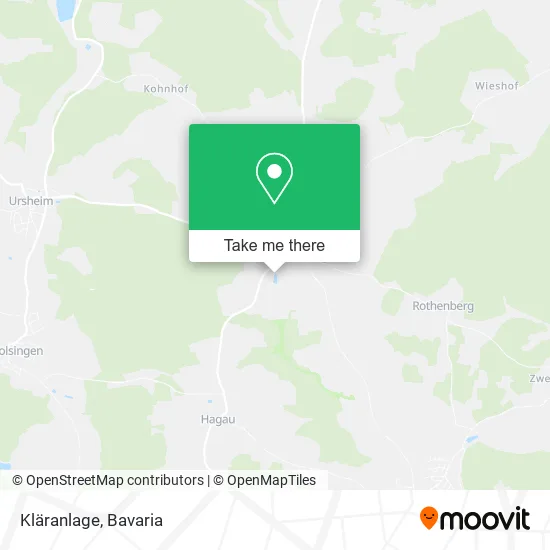 Карта Kläranlage