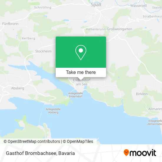 Карта Gasthof Brombachsee