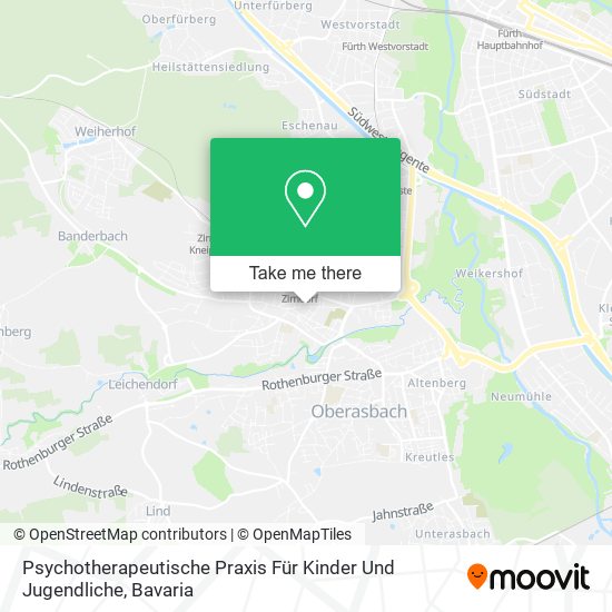 Psychotherapeutische Praxis Für Kinder Und Jugendliche map