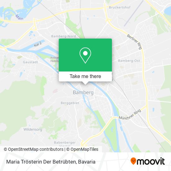 Maria Trösterin Der Betrübten map