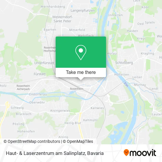 Карта Haut- & Laserzentrum am Salinplatz