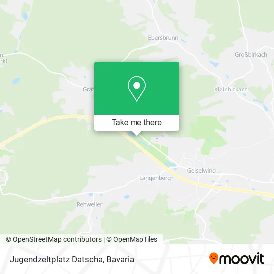 Карта Jugendzeltplatz Datscha