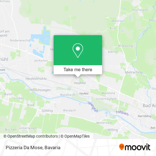 Карта Pizzeria Da Mose