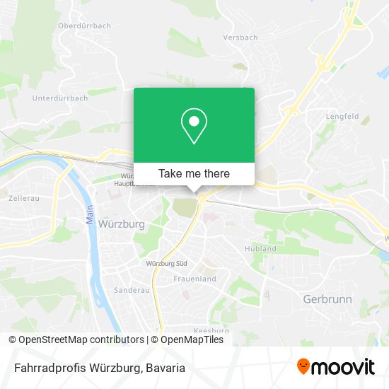 Fahrradprofis Würzburg map