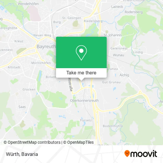 Карта Würth