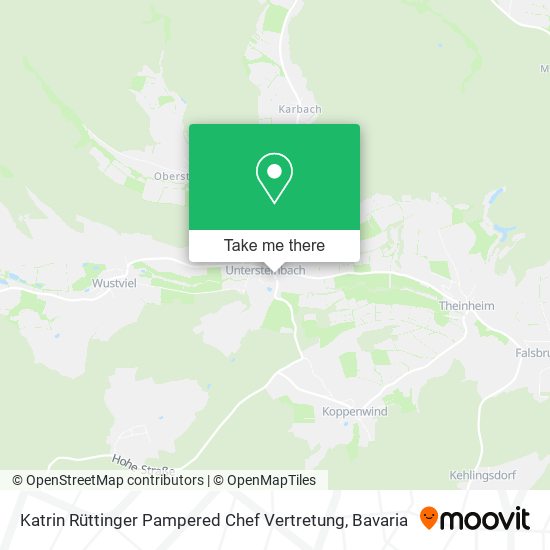 Katrin Rüttinger Pampered Chef Vertretung map