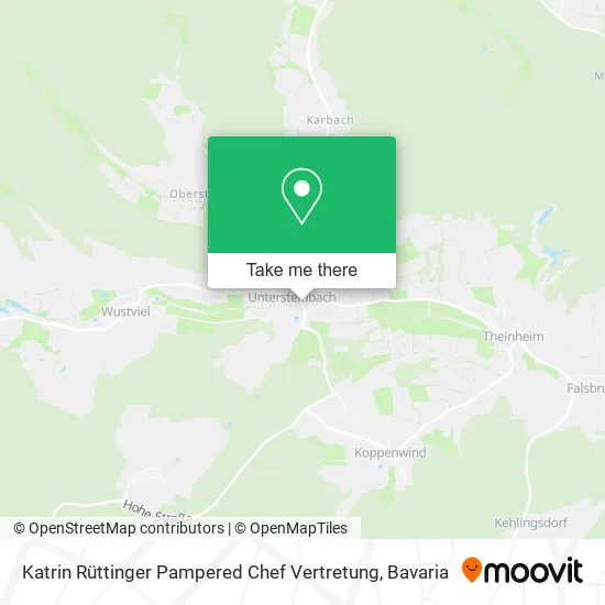 Карта Katrin Rüttinger Pampered Chef Vertretung