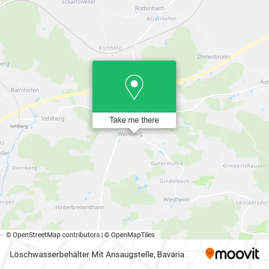 Карта Löschwasserbehälter Mit Ansaugstelle