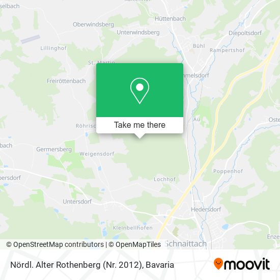 Nördl. Alter Rothenberg (Nr. 2012) map