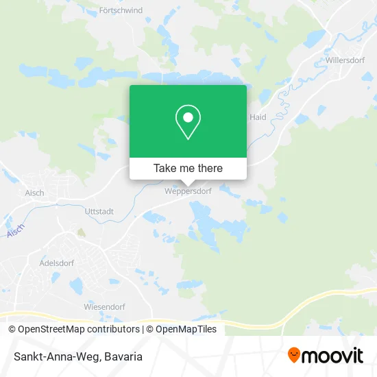 Карта Sankt-Anna-Weg