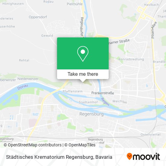Карта Städtisches Krematorium Regensburg