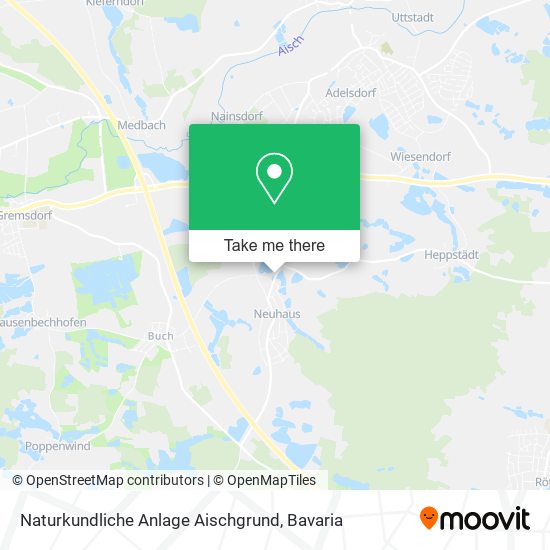 Naturkundliche Anlage Aischgrund map