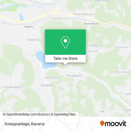 Карта Kneippanlage