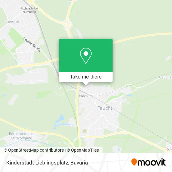 Карта Kinderstadt Lieblingsplatz