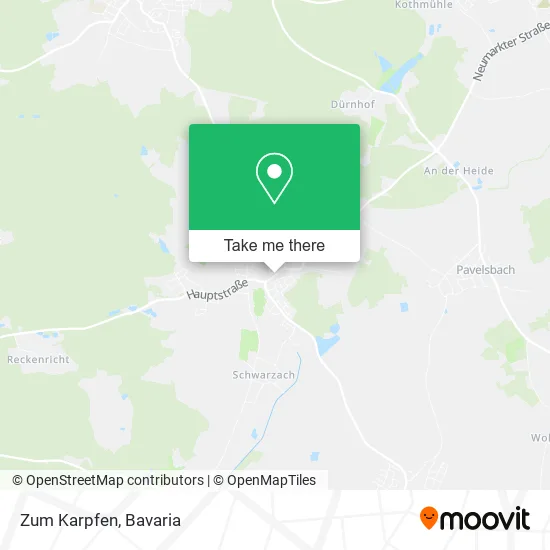 Карта Zum Karpfen