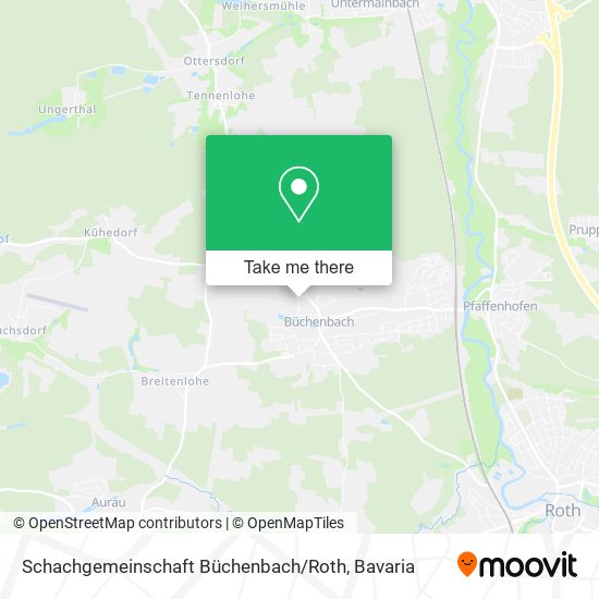 Schachgemeinschaft Büchenbach / Roth map