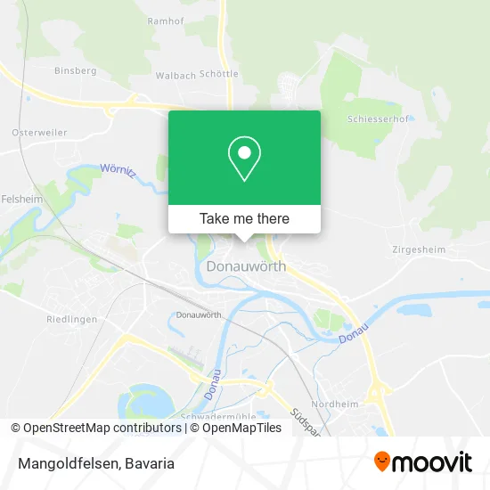 Карта Mangoldfelsen