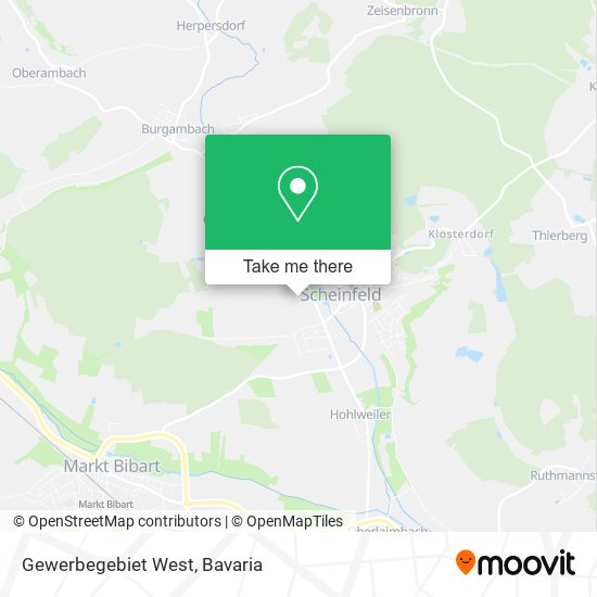 Gewerbegebiet West map