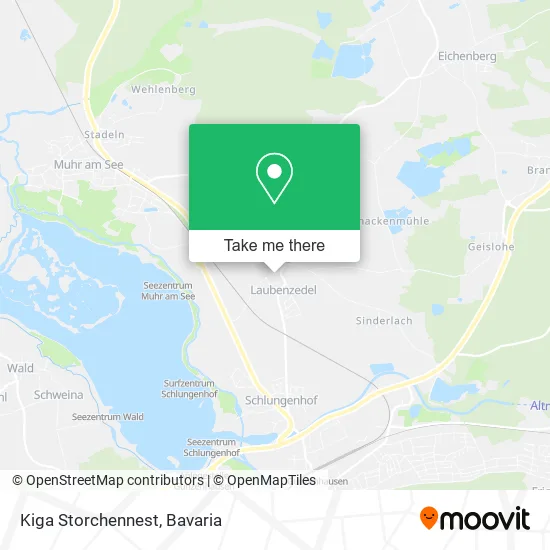 Карта Kiga Storchennest